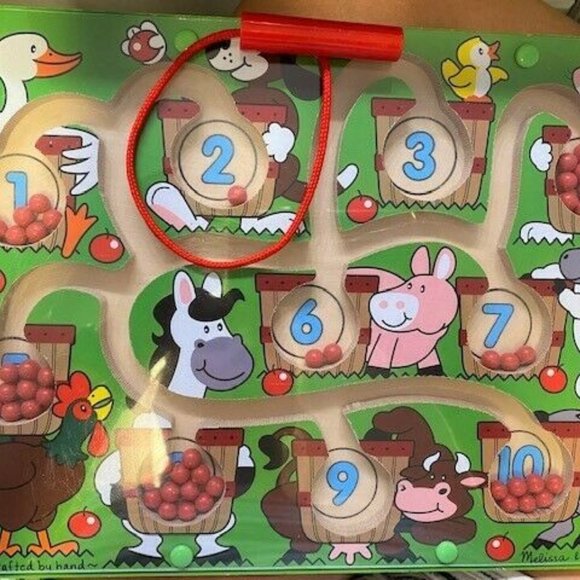 magnetic wand number maze